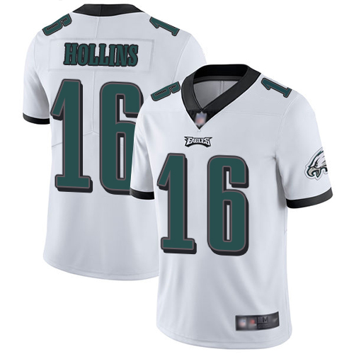 Men Philadelphia Eagles #16 Mack Hollins White Vapor Untouchable NFL Jersey Limited Player Football->women nfl jersey->Women Jersey